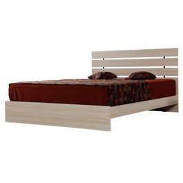 Hanah Home Somier Matrimonio 140 - Oak, Doble 140x190cm, Acabado Roble, Mueble Dormitorio